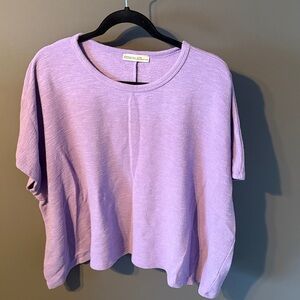 Zenana Outfitters Lavender Short Sleeve Tee